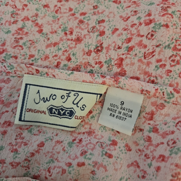 Cute Vintage Ditsy Floral Pink Mini Dress 🩷 - Picture 7 of 9